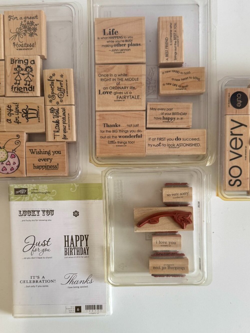 Stampin' Up Bundle of 5 - Thoughtful Quotes
